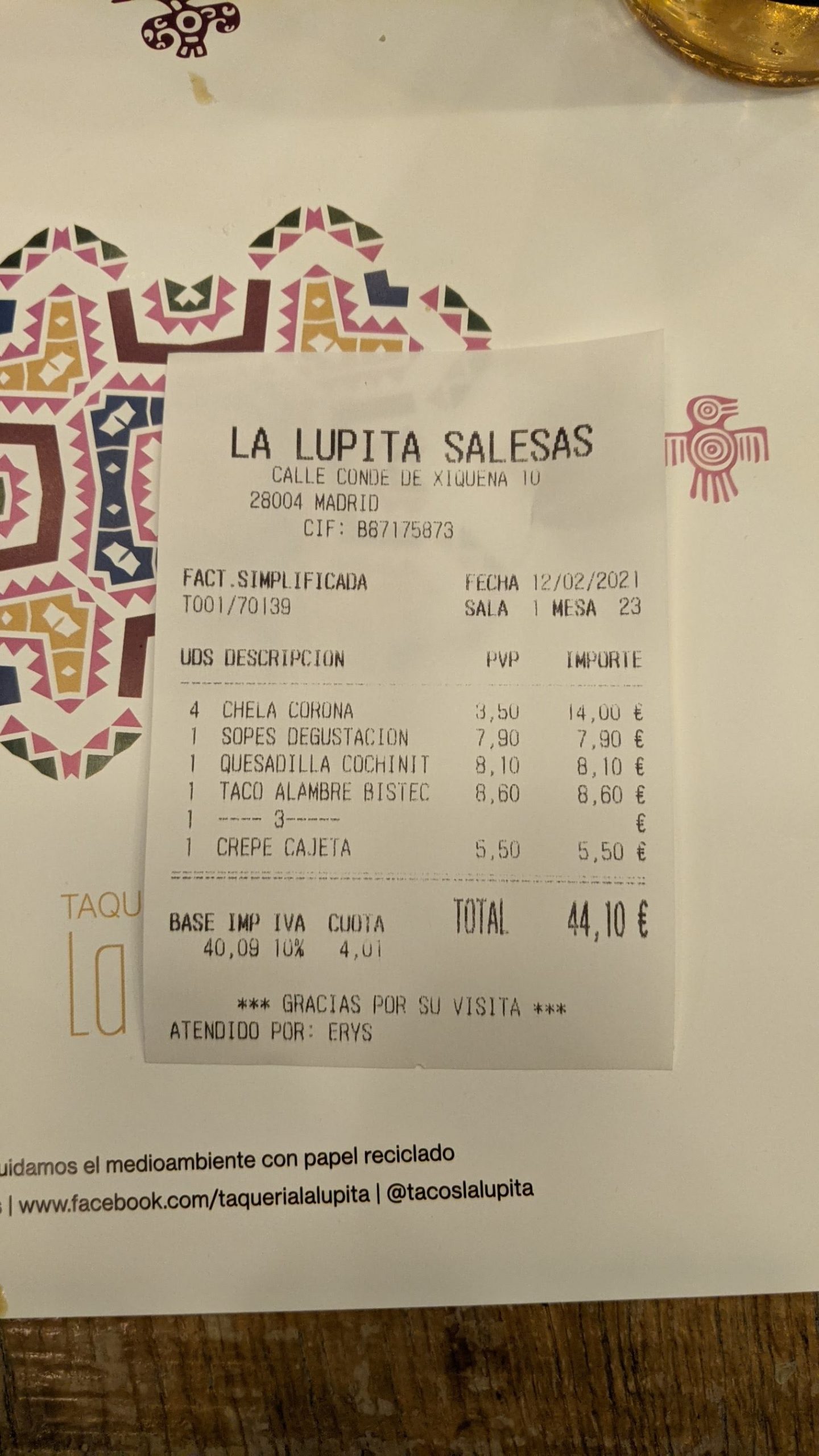 La Lupita (Conde de Xiquena, Madrid)